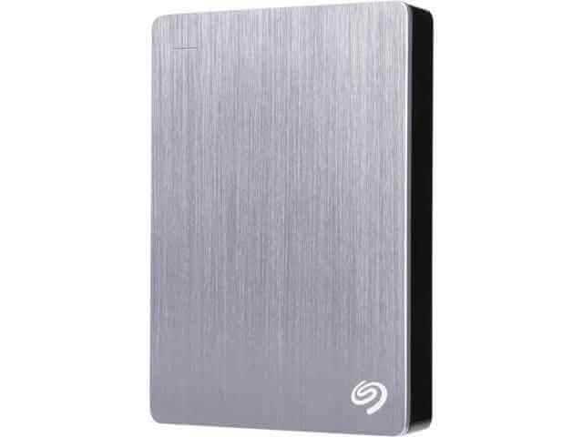 Seagate Backup Plus Fast 4TB Portable Drive 2.5" USB Powered - Silver image 1
